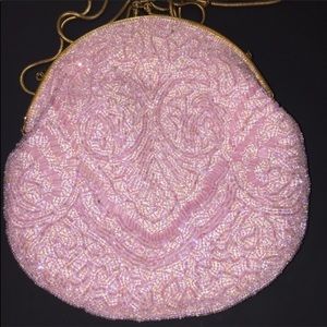 Artisan HandBeaded Vintage Design Bag w/Satin NWT